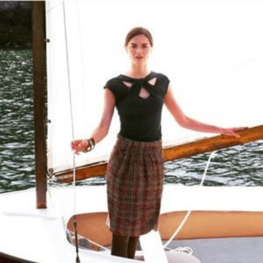 Anthro Tweed Skirt